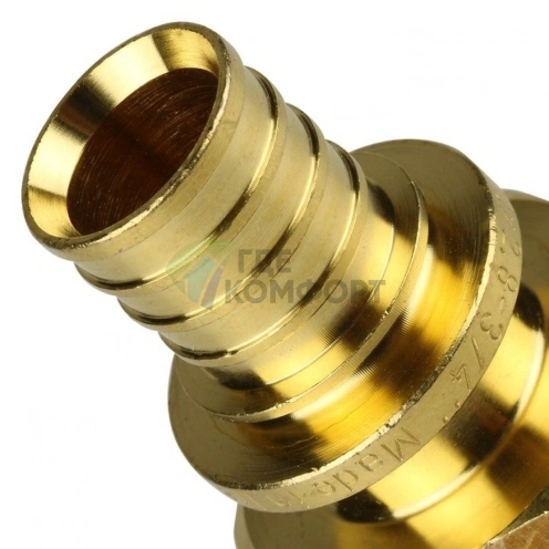 Переходник для труб из сшитого полиэтилена STOUT с внутренней резьбой ВР 20 x G 3/4 аксиальный - фото 15