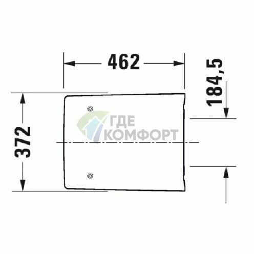 Сиденье для унитаза Duravit Viu без микролифта (белый, петли из нержавеющей стали) (21110000) - фото 2