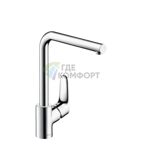 Смеситель для кухни Hansgrohe Focus с поворотным изливом, хром (31817000) - фото 1