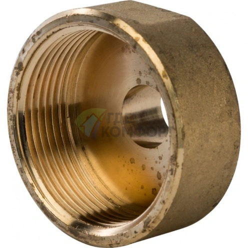 Переходник STOUT ВН 1 1/2 x 3/4 внутренняя/наружная резьба латунный - фото 4