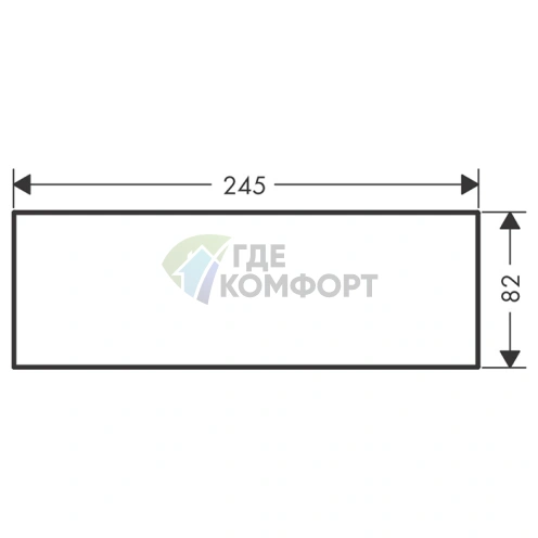 Защитная панель для смесителя AX MyEdition 245: стильная кожаная отделка в сером цвете (47917000) - фото 2