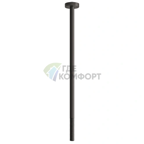 Потолочный излив GESSI 316 с дистанционным управлением, длина 365–1900 мм, цвет Brushed Black Metal PVD (54396#707) - фото 1