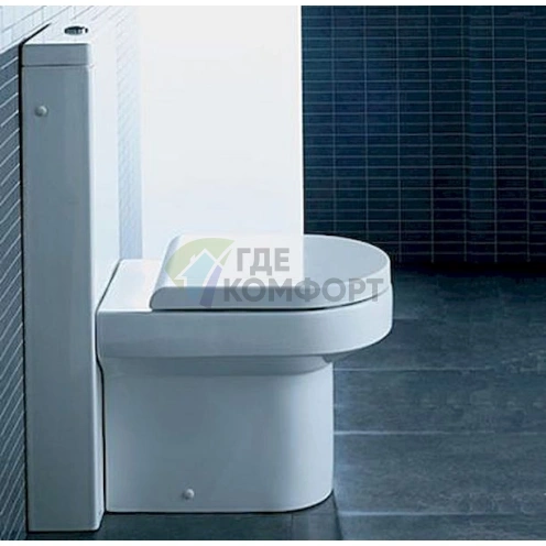 Приставной унизат Hatria Daytime: компактный и стильный напольный унитаз - фото 10