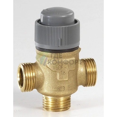 Ходовой линейный клапан VSMF-315-0.63 3-х PN16, пл. упл., 1/2 (DN15), Kvs 0.63, 6.5 мм, 2…120 °C (Хонивел) - фото 1