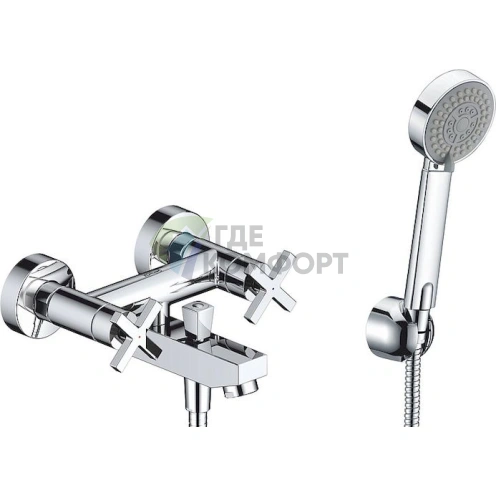 Смеситель для ванны с душем Wasserkraft Weser 7801 - фото 1