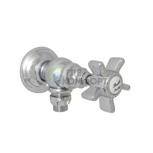 Запорный вентиль Nicolazzi для стиральной машины 3/4 с внутренней резьбой, хром (1447CR18) - фото 1