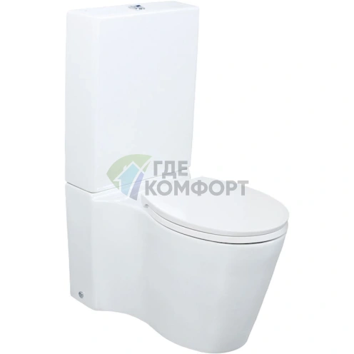 Стильный компактный унитаз Creavit Amorf AF311 - фото 1