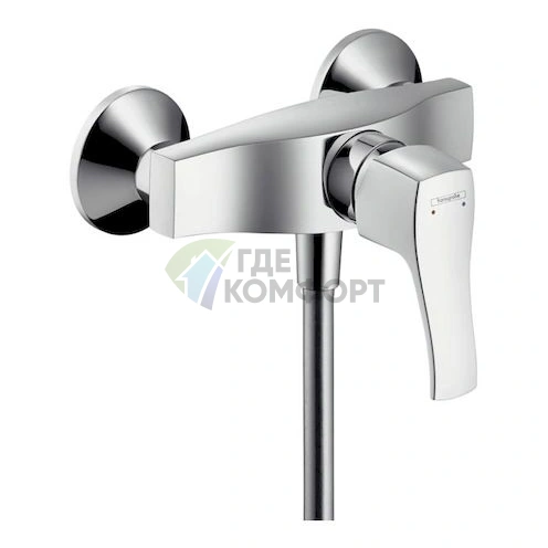 Смеситель для душа Hansgrohe (Хансгрое) Metris Classic настенный - фото 1