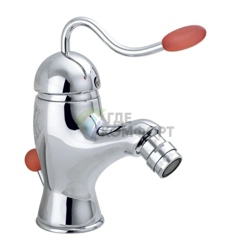 Смеситель для биде Nicolazzi Signal: одно отверстие, донный клапан, хром (3403CR20) - фото 1