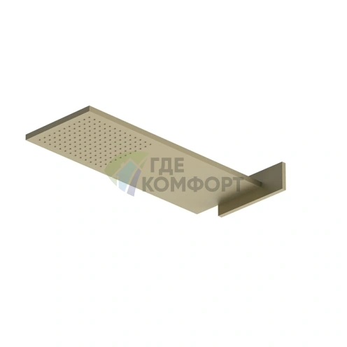 Верхний душ Fantini Venezia настенный, латунь Matt British Gold PVD (86 P6 8036B) - фото 1