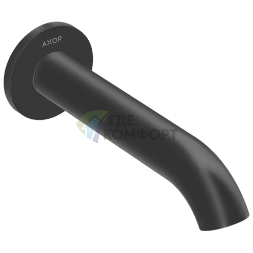 Излив для ванны AX Uno аркообразный матовый черный (38411670) - фото 1
