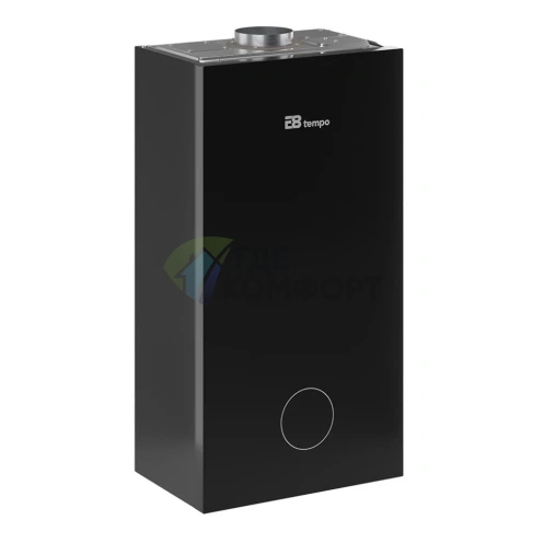 Настенный газовый котел E8 tempo GHC24W (черная стеклянная панель) - фото 2
