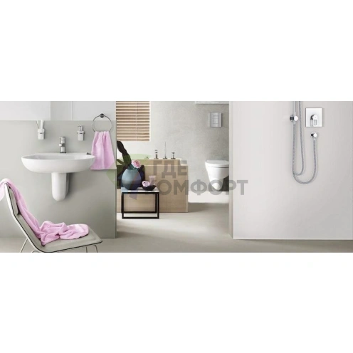 Смеситель Grohe Quadra для раковины: однорычажный дизайн и надежность - фото 3