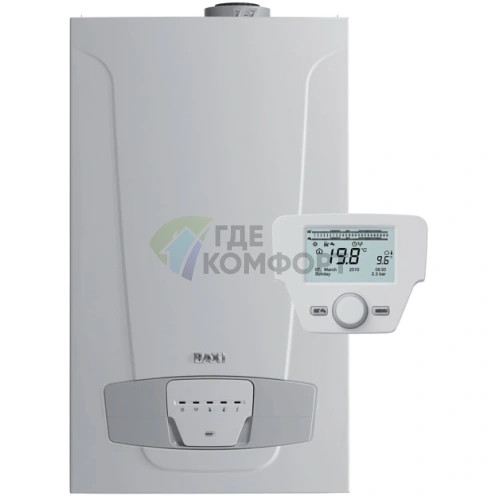 Газовый конденсационный двухконтурный настенный котел Baxi LUNA Platinum+ 24 GA фото 2