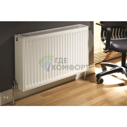 Стальной двухпанельный радиатор Axis 22 300 х 900 Classic с боковым подключением - фото 3