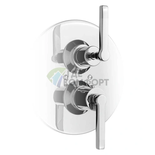 Смеситель встраиваемый Nicolazzi Mac Kinley 05 с запорным вентилем, хром (4909CR29) - фото 1