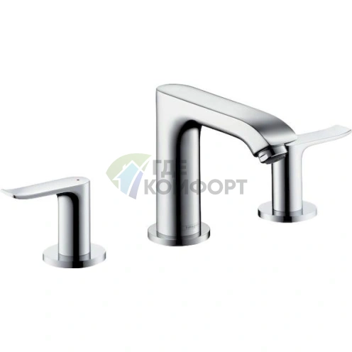 Смеситель для умывальника Hansgrohe Metris с технологией CoolStart - фото 1