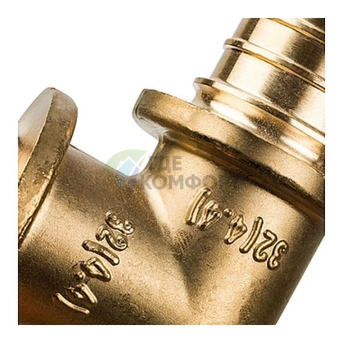 Stout Тройник равнопроходный 32x32x32 для труб из сшитого полиэтилена аксиальный - фото 5