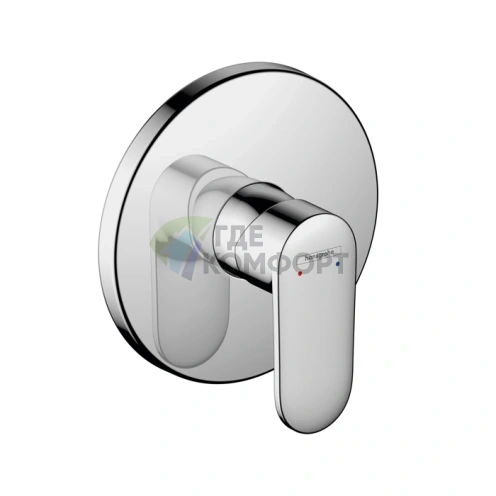Встраиваемый смеситель для душа Hansgrohe Vernis Blend на 1 источник, хром (71667000) - фото 1