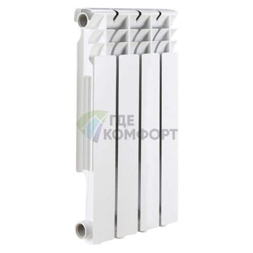 Радиатор биметаллический Rommer Optima Bm 500 4 секции фото 1