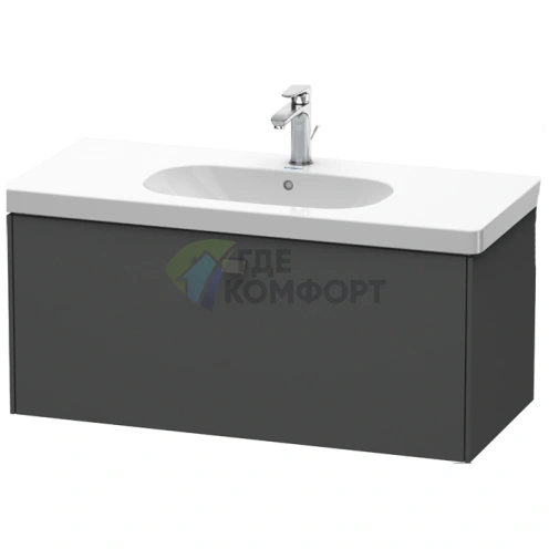Подвесная тумба Duravit Brioso 1020 мм с выдвижным ящиком, цвет графит матовый (BR404704949) - фото 1