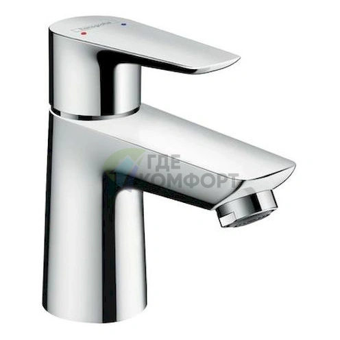 Настенный смеситель для раковины Hansgrohe Talis E 71700000 из латуни - фото 1