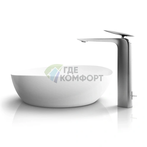 Высокий смеситель TOTO ZA для раковины на 1 отверстие со сливным клапаном, хром (TLP03301R) - фото 1