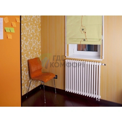 Трубчатый стальной радиатор Zehnder Charleston Completto Z-2056/18 секций с нижним подключением V001 - фото 2