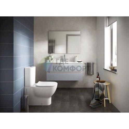 Унитаз-компакт Ideal Standard Tesi с микролифтом - фото 4