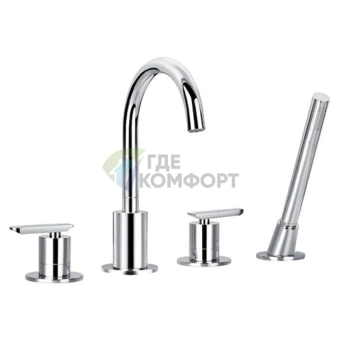 Смеситель Cezares Siesta F для ванны накладной - фото 1