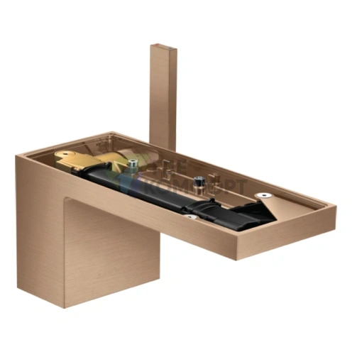 Смеситель для раковины AX MyEdition: шлифованное красное золото без панели (47012310) - фото 1