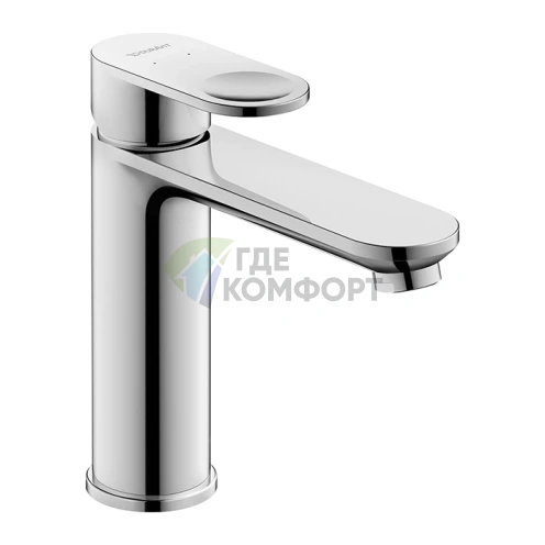 Смеситель для раковины Duravit B.3, 1 отверстие, излив 141 мм, хром (B31020002010) - фото 1