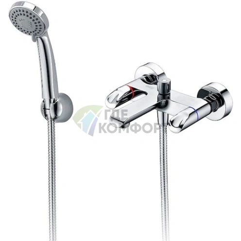 Смеситель для ванны с душем Wasserkraft Lossa 1201 - фото 1