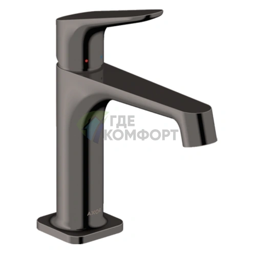 Смеситель для раковины AX Citterio M в полированном черном хроме (34010330) - фото 1