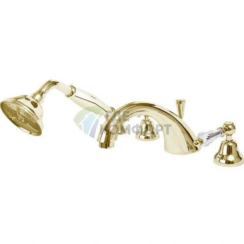 Смеситель для ванны Cezares Diamond: стильный дизайн и надежная установка на борт - фото 1