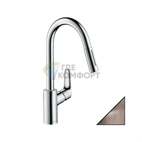 Смеситель для кухни Hansgrohe Focus 31815800: Эргономичный дизайн и немецкое качество - фото 1