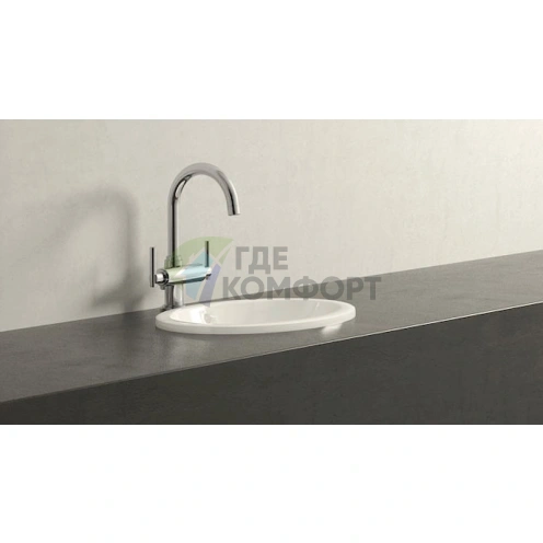 Смеситель для раковины Grohe Atrio 21022000: однорычажный, вертикальный, хром - фото 9