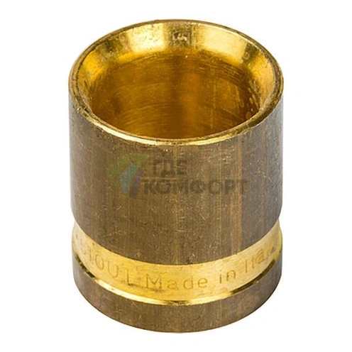 Монтажная гильза STOUT 16 латунная для труб из сшитого полиэтилена аксиальная - фото 1
