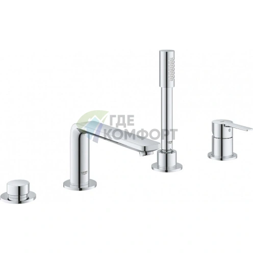 Смеситель Grohe Lineare 19577001 для установки на борт ванны - фото 1
