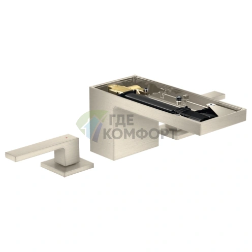 Смеситель AX MyEdition для раковины 70, шлифованный никель без панели (47052820) - фото 1