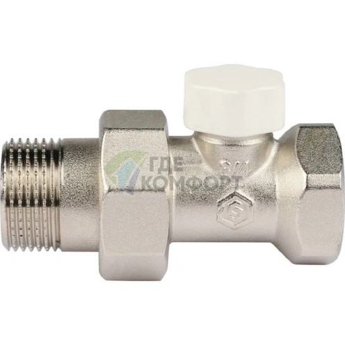 Stout запорно-балансировочный прямой клапан 3/4 дюйма, сталь - фото 5