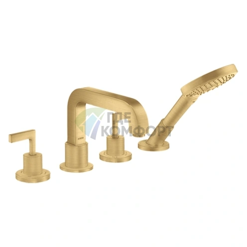 Смеситель для ванны AX Citterio в цвете шлифованное золото (39454250) - фото 1