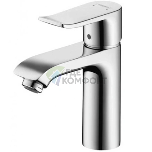Смеситель для раковины Hansgrohe Metris с донным клапаном, хром (31080000) - фото 1