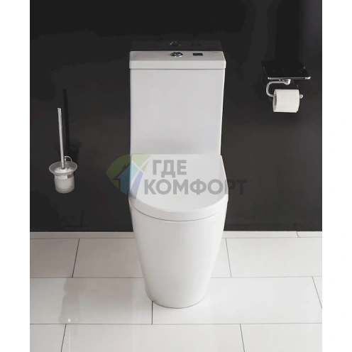 Унитаз-компакт BelBagno Marino безободковый - фото 3