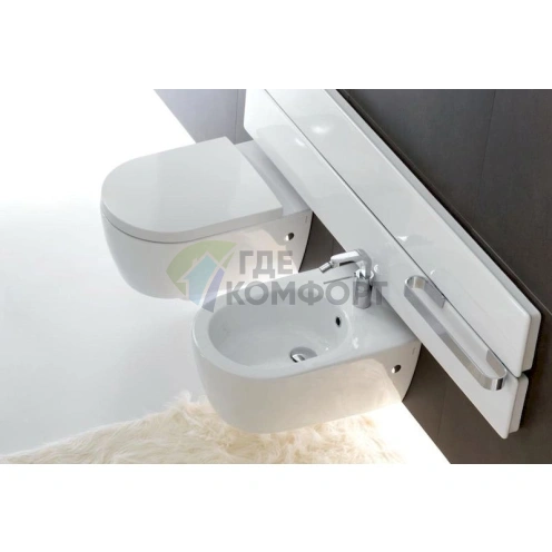 Подвесной унитаз Hatria Fusion: компактность и стиль для вашего санузла - фото 3