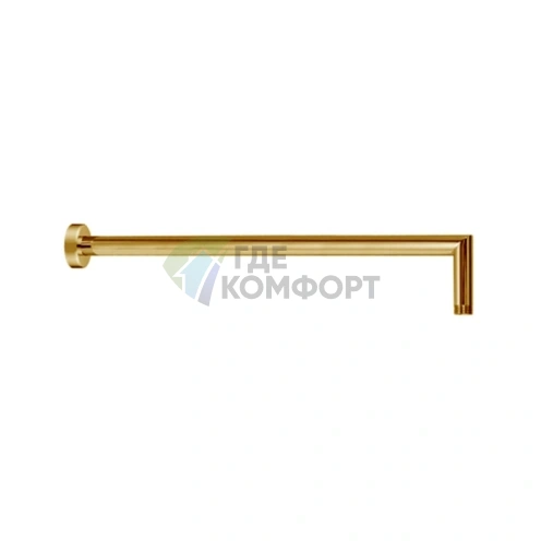 Кронштейн для душевой лейки Fantini Lame 45 см Matt British Gold PVD (86 P6 8011) - фото 1