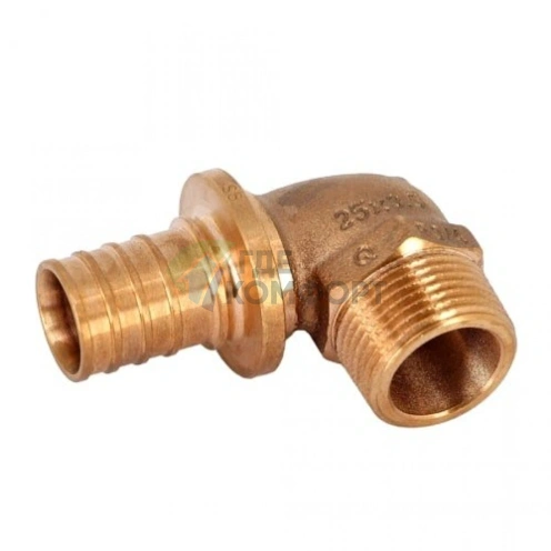 Уголок-переходник с наружной резьбой 25-R 3/4 RX+ REHAU (РЕХАУ - 14563501001) - фото 1