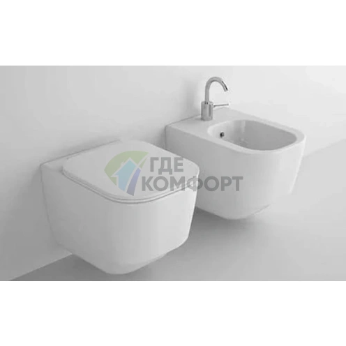 Подвесной унитаз Hatria Fusion 48: компактность и стиль - фото 5