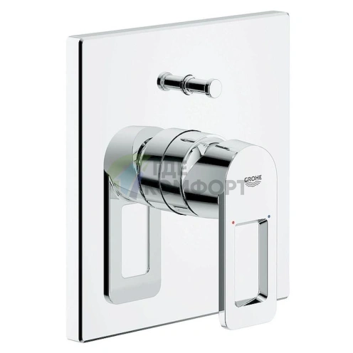 Смеситель Grohe Quadra для ванны с душем, настенный монтаж - фото 1