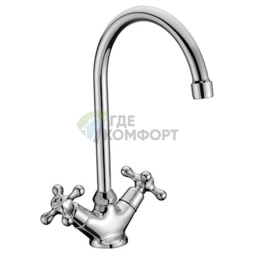 Смеситель Lemark LM2105C для кухни из нержавеющей стали - фото 1